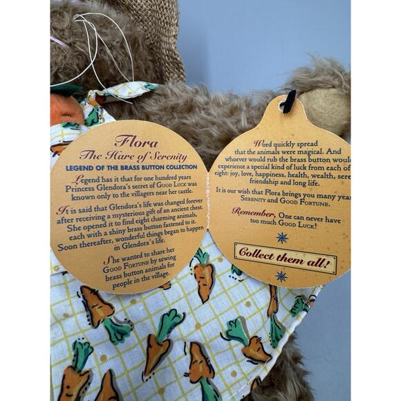 Brass Button Collectibles Flora Hare Of Serenity Rabbit 11” Fully Jointed Rabbit - Picture 9 of 11